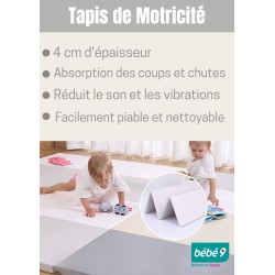 TAPIS DE JEUX ET MOTRICITE PLIABLE 180X200 cm