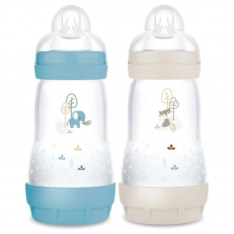 BIBERON EASY START AC 260ML LOT DE 2 OCEAN SABLE