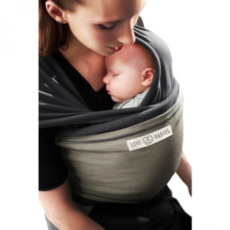 ECHARPE ORIGINALE ANTHRACITE POCHE OLIVE LOVE RADIUS