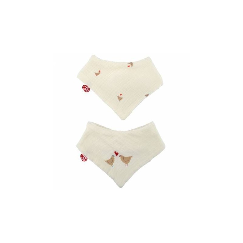 LOT 2 BAVOIRS BANDANAS MATERNITY LOVE 2000316 LOT 2 BAVOIRS BANDANAS MATERNITY LOVE 2000316