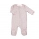 PYJAMA COTON ZIP ROSE 6M NOVATEX 8102352