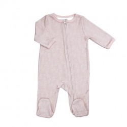 PYJAMA COTON ZIP ROSE 0M NOVATEX 8102349