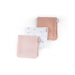 SET 3 LANGES LOVELY FLOWER PINK  BABYMOOV 34001003