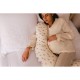 COUSSIN DE MATERNITE JERSEY GRIS NID D ABEILLE