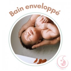 BAIN ENVELOPPE BEBE BULLE DE BEBE