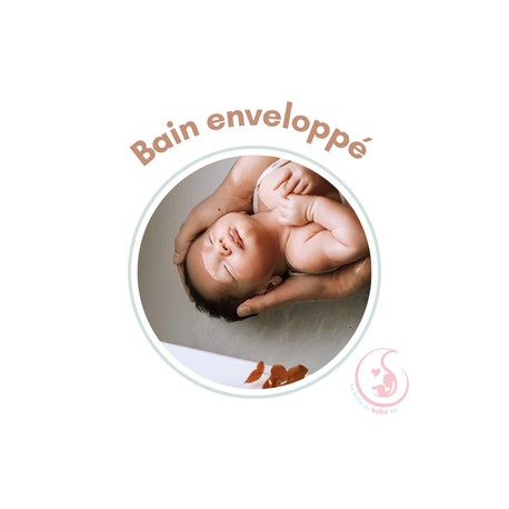 BAIN ENVELOPPE BEBE BULLE DE BEBE