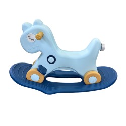 ROCKING HORSE 2 EN 1 BLUE EVER