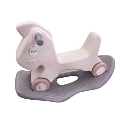 ROCKING HORSE 2 EN 1 PINK WHITE EVER YY2265P