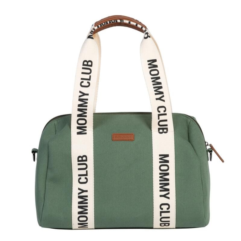 MOMMY CLUB SIGNATURE CANVAS GREEN CWMCSCGR