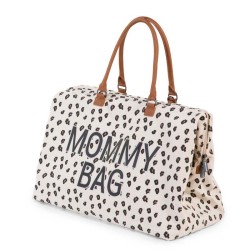 MOMMY BAG LARGE CANVAS LEOPARD CWMBBLEO