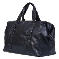 MOMMY BAG SIGNATURE SIMILI BLACK CWMBBSLBL