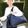 MOMMY BAG SIGNATURE SIMILI BLACK CWMBBSLBL