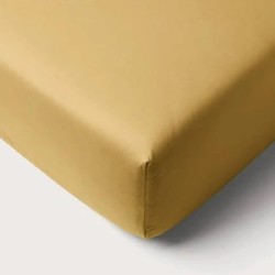 DRAP HOUSSE JERSEY 60X120 MOUTARDE POYET 1901537
