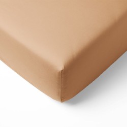 DRAP HOUSSE JERSEY 70X140 CARAMEL POYET 1901565