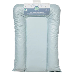 MATELAS A LANGER FLOCONS BLEU VERT BBC510507