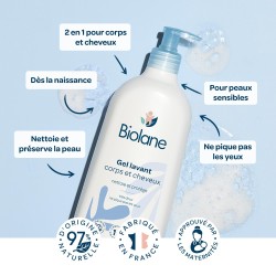 GEL LAVANT C ET C 350ML BIOLANE BGLC350EXP