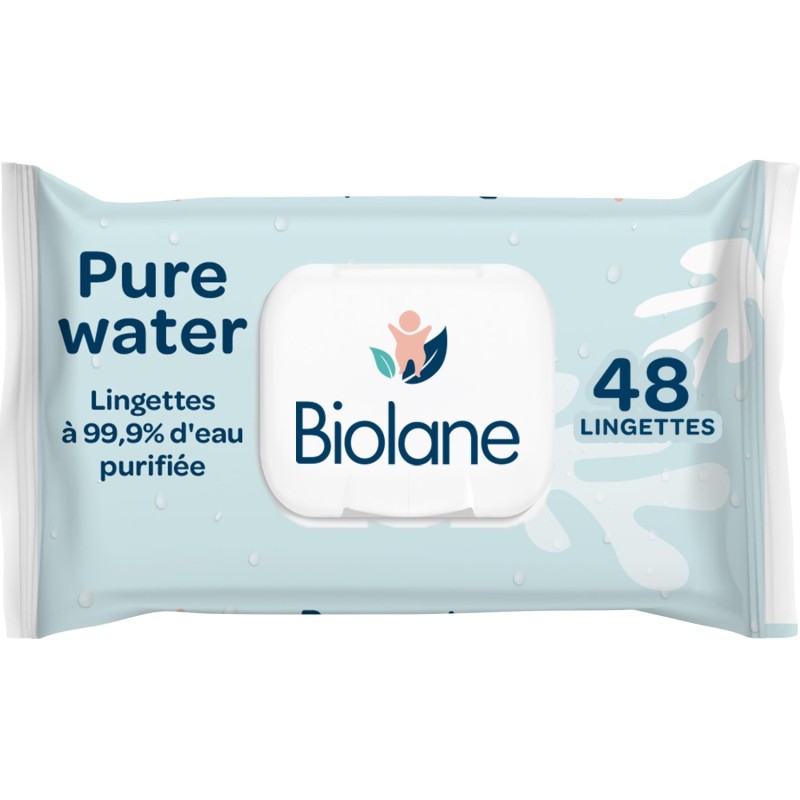 LINGETTE PURE WATER X48 BIOLANE BLEP48