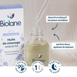HUILE DE MASSAGE RELAXANTE 50ML BIOLANE BHMR50